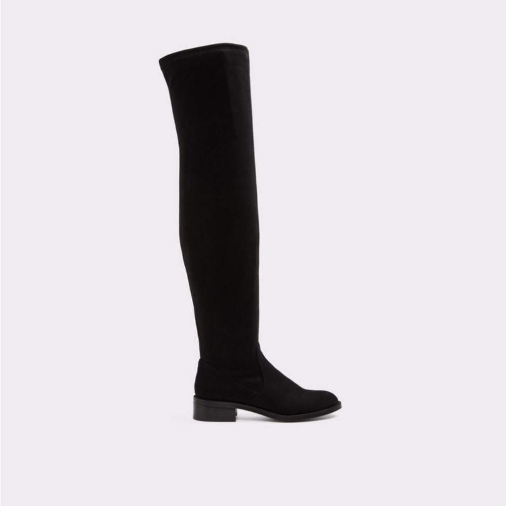 Aldo Araecia black over the knee boots women size 10